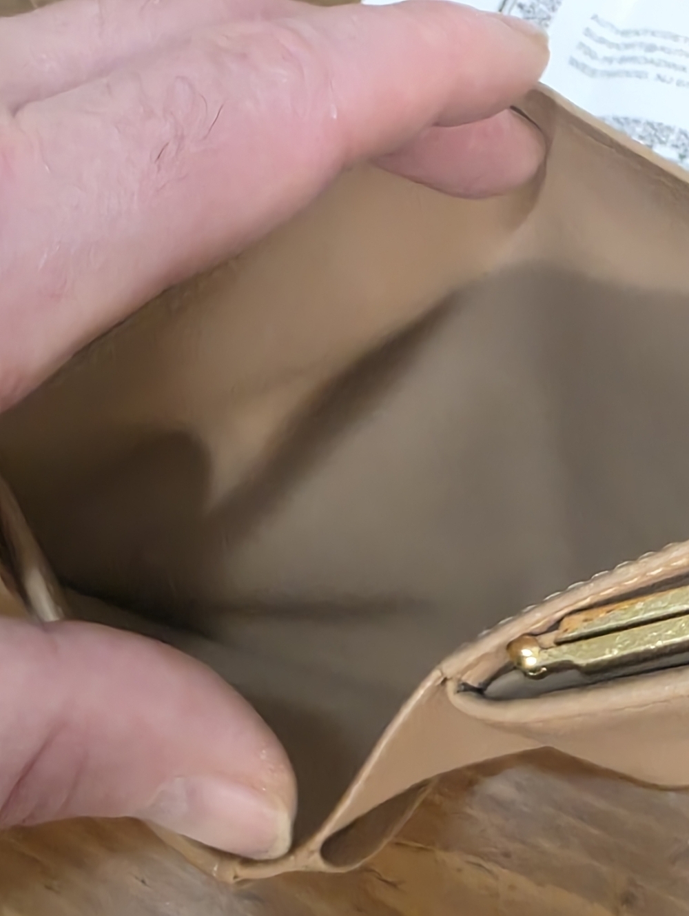 Louis Vuitton Vernis Patent Wallet in Honey Tan With C.O.A. - Picture 16 of 16